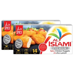 Al Islami Chicken Nuggets Hot N Spicy 2 Pieces 280G Offer Pack