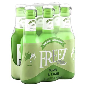 Freez Mix Carbonated Drink Kiwi & Lime 275Ml X6