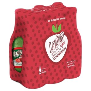 Laziza Drink Non Alcoholic Strawberry Bottle 33Cl 5+1 Free