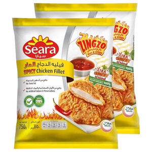 Seara Spicy Chicken Fillet Zingzo 750G X2