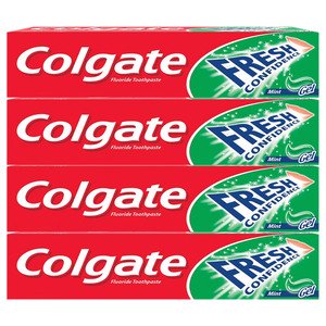 Colgate Toothpaste Fresh Confidence Green 4 Pieces 75Ml