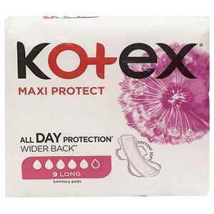 Kotex Feminine Pads Maxi Protect Long Night 9 Pads