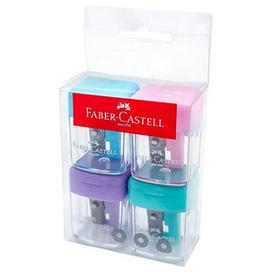 Faber Castell Sharpener Mini Box 3819 In Pet Pack Of 4 Pieces