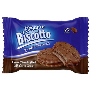 Elegance Biscotto Double Chocolate Filled Biscuits 34G