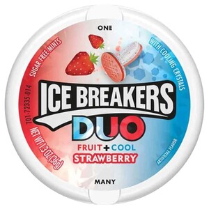 Ice Breakers Candy Duo Fruit + Cool Strawberry 36G