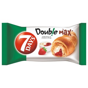 7 Days Double Max Croissant Vanilla & Strawberry 92G