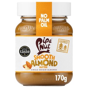 Pip & Nut Smooth Almond Butter 170G