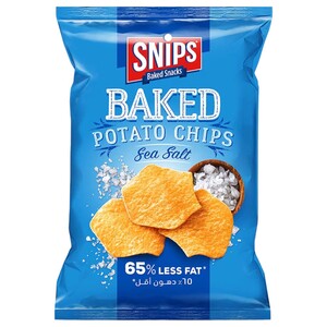 Snips Baked Potato Chips Sea Salt 165G