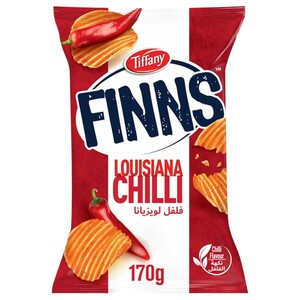 Tiffany Finns Potato Chips Louisiana Chili 170G