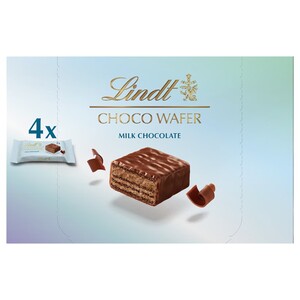 Lindt Wafer Milk Chocolate 26G X4
