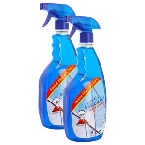 Volcano Glass Cleaner 520Ml X2