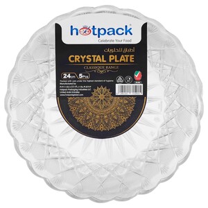 Hotpack Crystal Plate 24Cm 5 Pieces