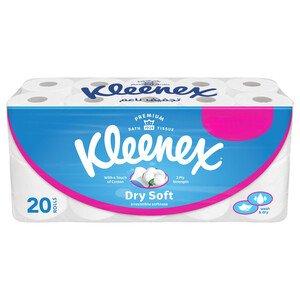 Kleenex Toilet Roll 200 Sheets 2 Ply 20 Rolls