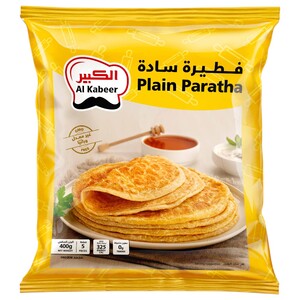 Al Kabeer Frozen Paratha Plain 400G