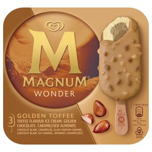 Magnum Ice Cream Wonder Golden Toffee 90Ml X3
