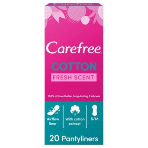 Carefree Fresh Fragrance 20 Pads