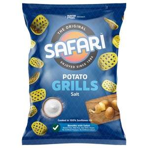 Safari Potato Grills Chips Salted 125G