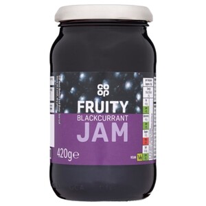 Co-Op Jam Blackcurrant 420G