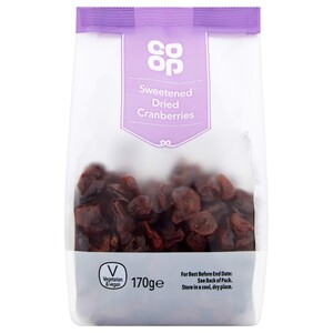 Co-Op Sweetened Cranberries 170G