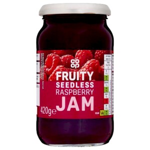 Co-Op Jam Seedless Raspberry 420G