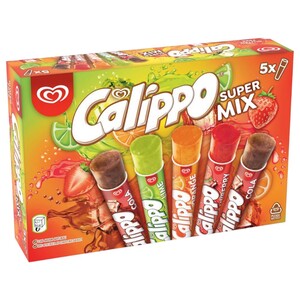Algida Calippo Max Super Mix Mini Orange And Lime 5 Pieces 525Ml
