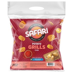 Safari Potato Grills Chilli Chips 15G X24