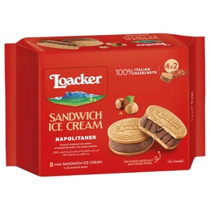 Loacker Sandwich Ice Cream Napolitaner 264G