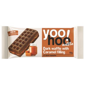 Yoohoo Dark Waffle With Caramel Filling 50G