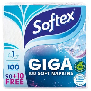 Softex Giga Soft Napkins 100 Pieces