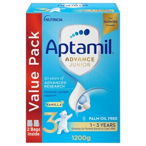 Aptamil Advance Junior Milk Formula Palm Oil Free 1200G