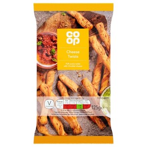 Co-Op Cheese Twists 125G