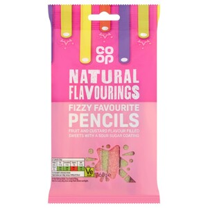 Co-Op Fizzy Pencils 160G