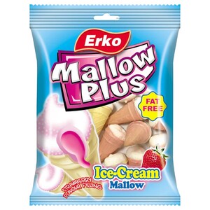 Erko Mallow Plus Strawberry Ice-Cream Mallow 90G