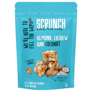 Scrunch Almond, Cashew & Coconut Cluster 40G