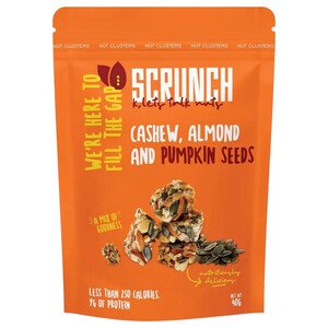 Scrunch Almond, Cashew & Pumpkin Seed Cluster 40G