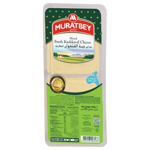 Muratbey Fresh Sliced Kashkaval Cheese 225G
