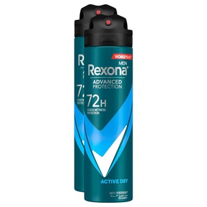 Rexona Deodorant Advanced Protection Active Dry 150Ml X2