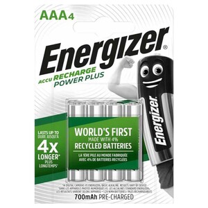 Energizer Battery Rechargeable Aaa4