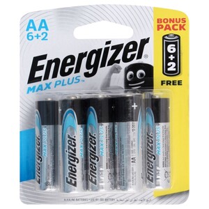 Energizer Battery Max Plus Aa Bp6+2