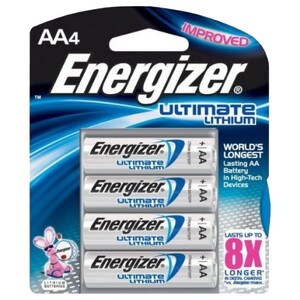 Energizer Battery Aa 4 Pieces Lithium L91 Bp4