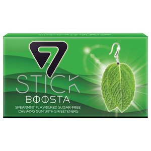 7 Stick Gum Spearmint Sugar Free 12 Pieces