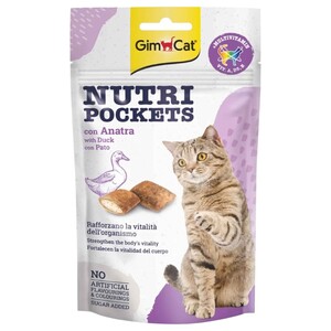 Gimcat Nutri Pockets Duck Cat Treats 60G