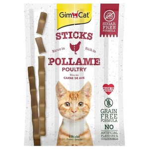 Gimcat Stick Treats With Poultry 4 Pieces 20G