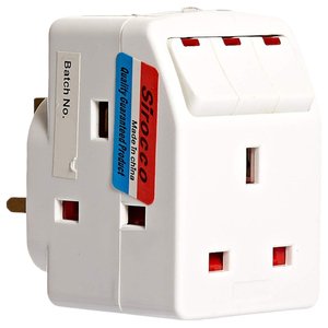 Sirocco Adaptor With Switch 3Way 928Sls/1395