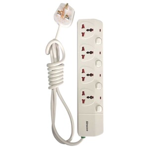 Sirocco Extension Socket 4Way 2M W04 Super