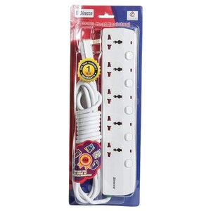 Sirocco Extension Socket 5 Way 4M W05s Super
