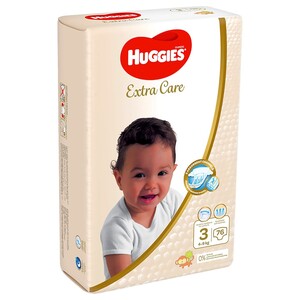 Huggies Baby Diapers Jumbo Extra Care Size 3 4-9Kg 76 Pieces