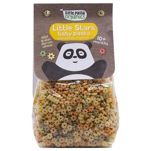 Little Pasta Little Stars Baby Pasta 10 Months Organic Vegan 250G