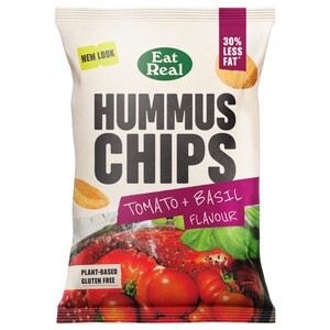 Eat Real Hummus Chips Tomato & Basil 110G
