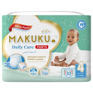Makuku Diapers Daily Care Pants Size 4 30 Pieces